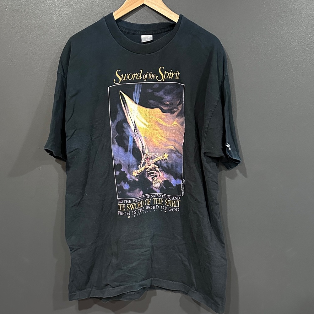 1992 Living Epistles "Sword of the Spirit" Jesus Regligious Tee